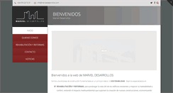 Desktop Screenshot of marveldesarrollos.com