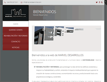 Tablet Screenshot of marveldesarrollos.com